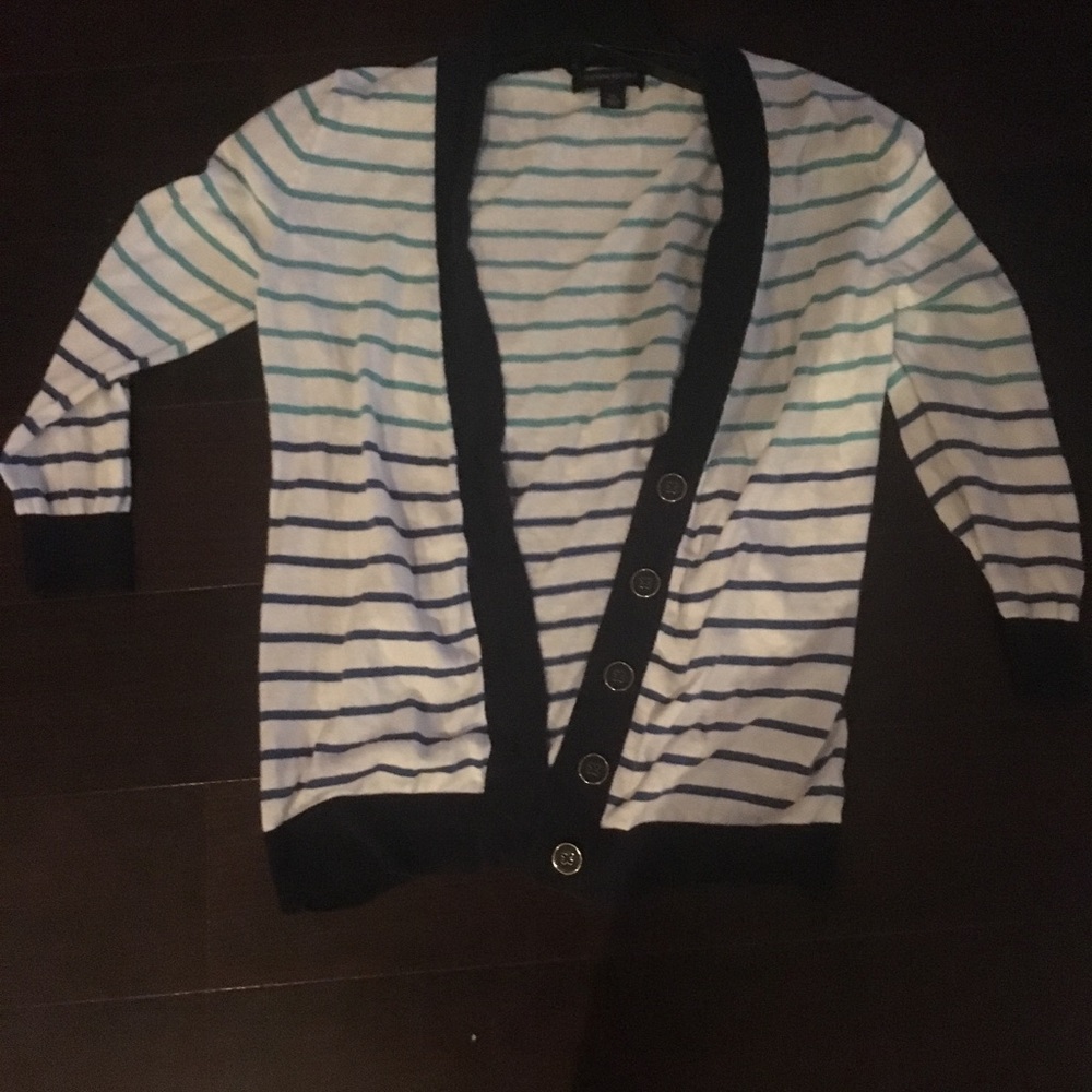 Pretty Thin Blue Gradient Cardigan XS